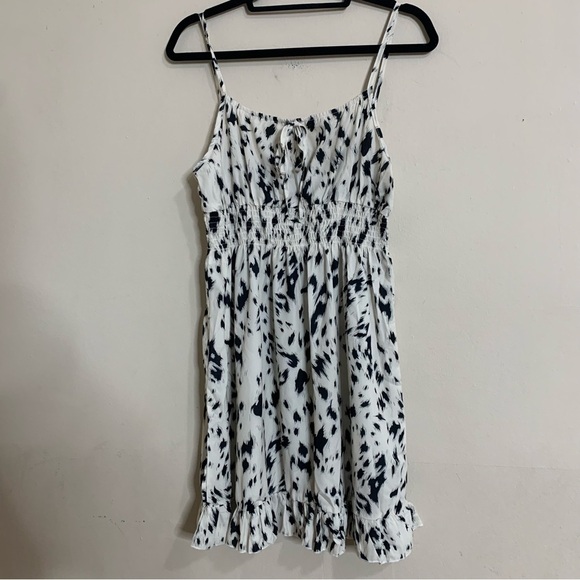 Black and White Spaghetti Strap Dress - Picture 1 of 6